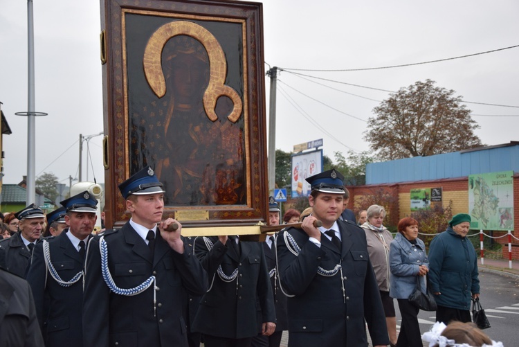 Powitanie ikony MB Częstochowskiej w Żelechlinku