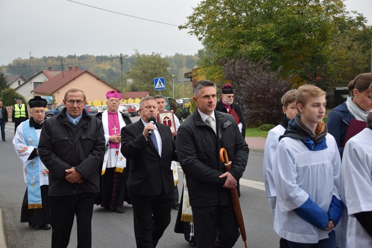 Powitanie ikony MB Częstochowskiej w Żelechlinku