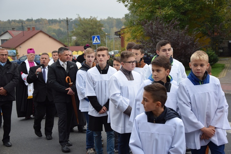 Powitanie ikony MB Częstochowskiej w Żelechlinku