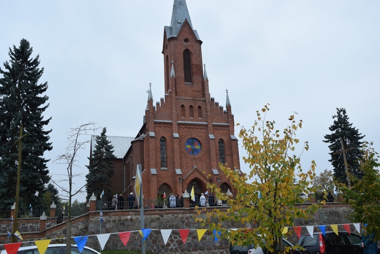 Powitanie ikony MB Częstochowskiej w Żelechlinku