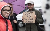 Protest przeciwko reformie edukacji