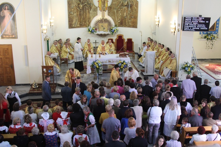 Konsekracja kościoła w Łękawicy