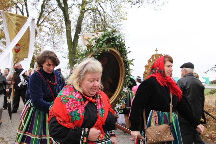 Powitanie ikony MB Częstochowskiej w Białyninie