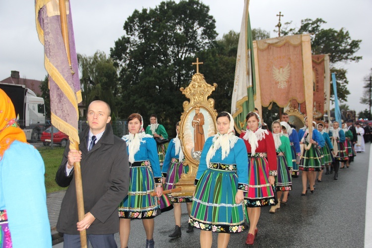 Powitanie ikony MB Częstochowskiej w Głuchowie