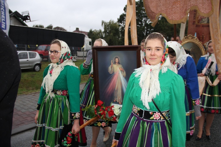 Powitanie ikony MB Częstochowskiej w Głuchowie