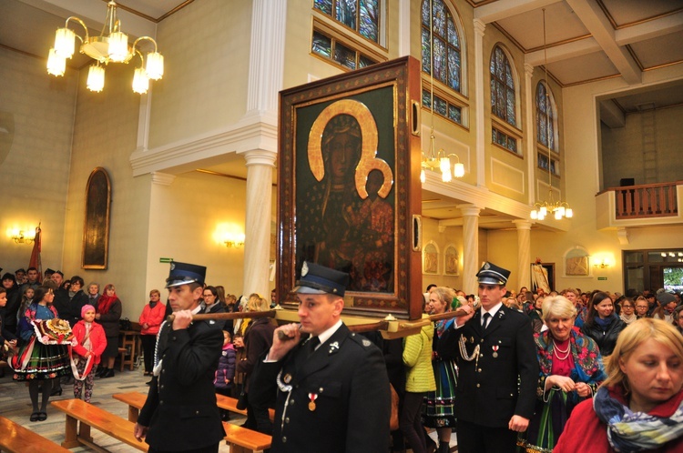 Powitanie ikony MB Częstochowskiej w Wysokienicach