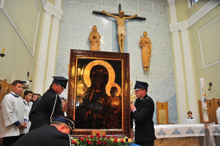 Powitanie ikony MB Częstochowskiej w Wysokienicach