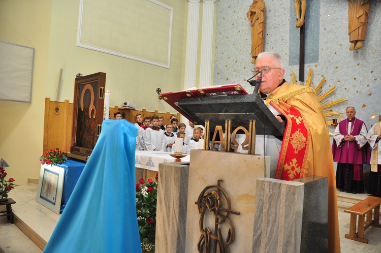 Powitanie ikony MB Częstochowskiej w Wysokienicach