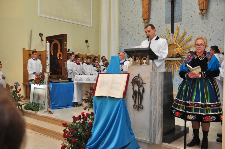 Powitanie ikony MB Częstochowskiej w Wysokienicach