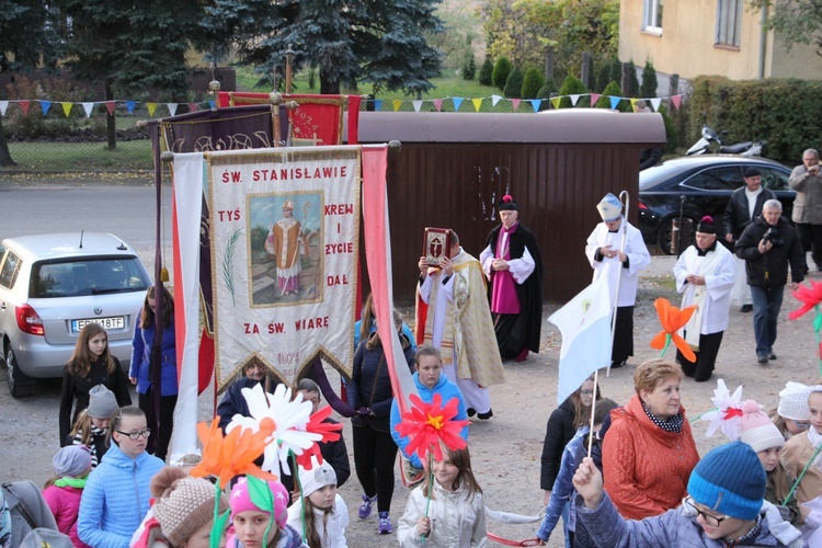 Powitanie ikony MB Częstochowskiej w Boguszycach