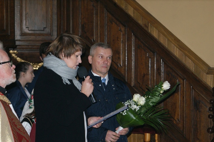 Powitanie ikony MB Częstochowskiej w Cielądzu