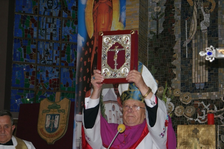 Powitanie ikony MB Częstochowskiej w Cielądzu