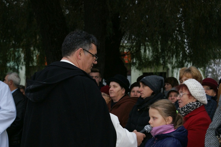 Powitanie ikony MB Częstochowskiej w Cielądzu