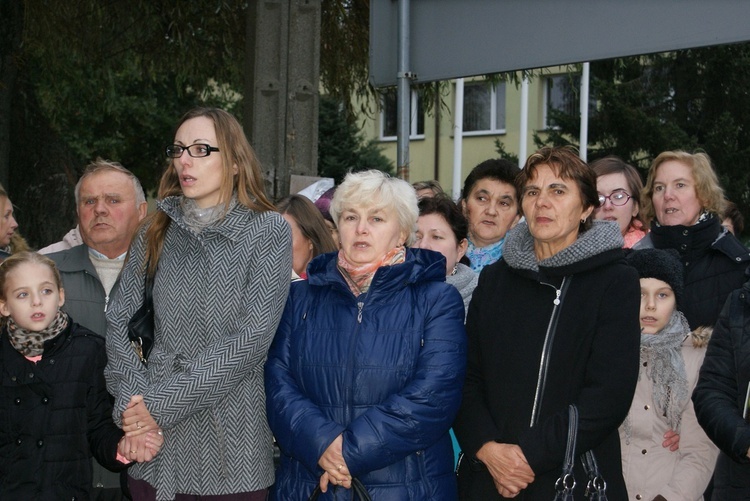 Powitanie ikony MB Częstochowskiej w Cielądzu