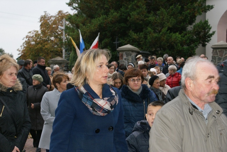 Powitanie ikony MB Częstochowskiej w Cielądzu