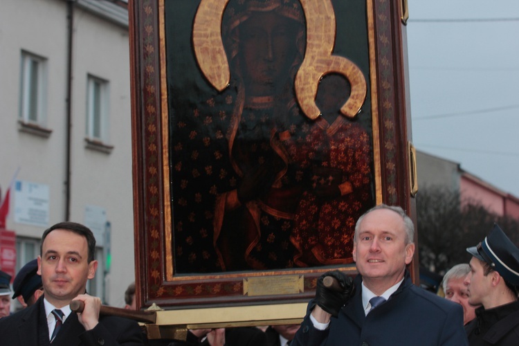 Powitanie ikony MB Częstochowskiej w Rawie Mazowieckiej