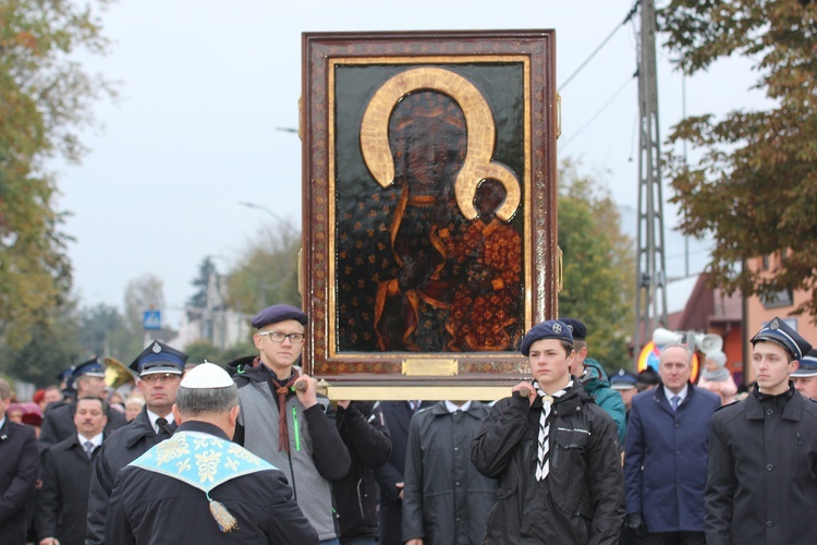 Powitanie ikony MB Częstochowskiej w Rawie Mazowieckiej