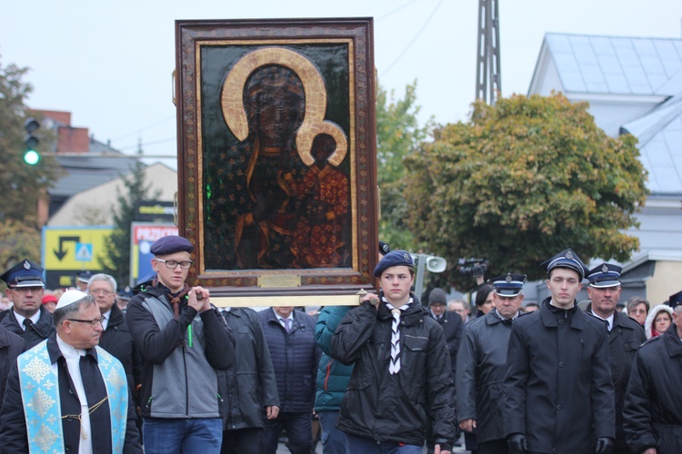 Powitanie ikony MB Częstochowskiej w Rawie Mazowieckiej