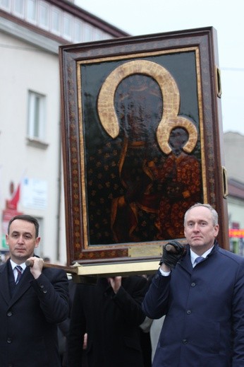 Powitanie ikony MB Częstochowskiej w Rawie Mazowieckiej
