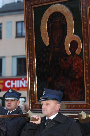 Powitanie ikony MB Częstochowskiej w Rawie Mazowieckiej