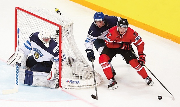 Connor McDavid w stroju hokejowej reprezentacji Kanady