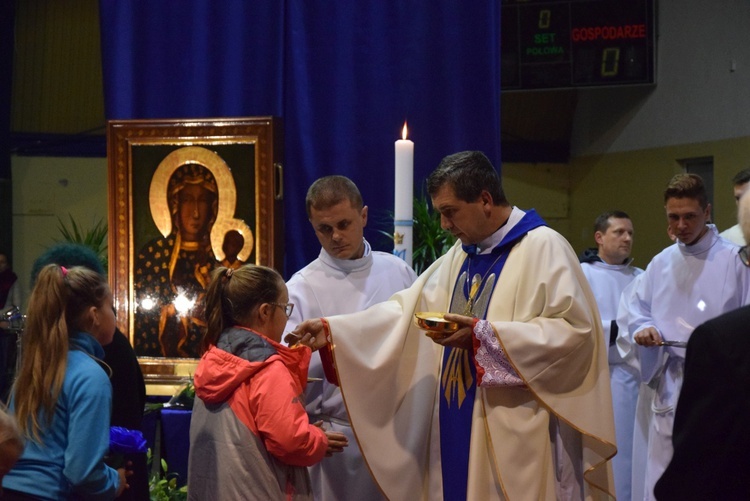 Powitanie ikony MB Częstochowskiej na Sójczym Wzgórzu