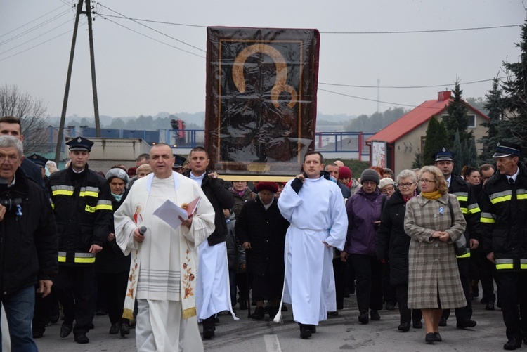 Powitanie ikony MB Częstochowskiej na Sójczym Wzgórzu