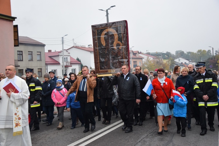 Powitanie ikony MB Częstochowskiej na Sójczym Wzgórzu