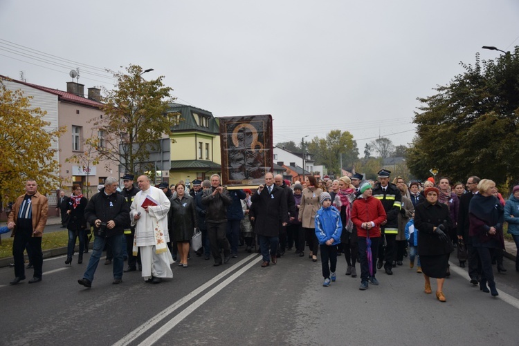 Powitanie ikony MB Częstochowskiej na Sójczym Wzgórzu