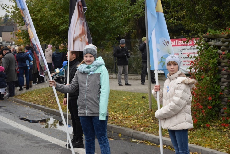 Powitanie ikony MB Częstochowskiej na Sójczym Wzgórzu