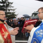 Powitanie ikony MB Częstochowskiej w Kurzeszynie