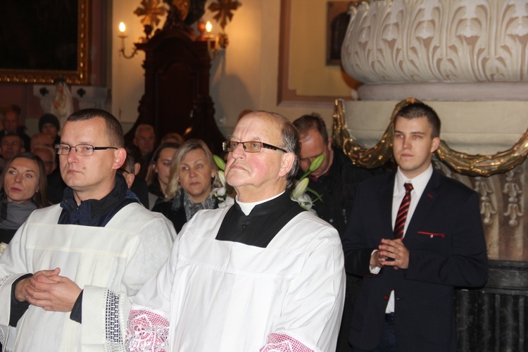 Powitanie ikony MB Częstochowskiej w parafii św. Jakuba w Skierniewicach