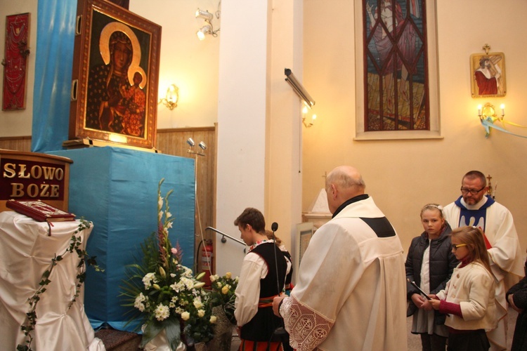 Powitanie ikony MB Częstochowskiej w Stachlewie