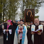 Powitanie ikony MB Częstochowskiej w Makowie