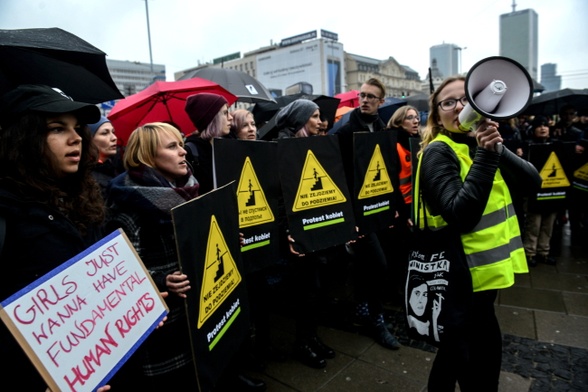 "Czarny protest" w Warszawie