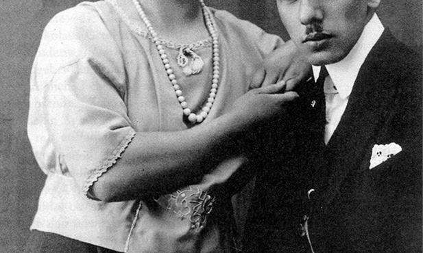 Nicolaus w dniu zaręczyn z Elizabeth – 1921 rok