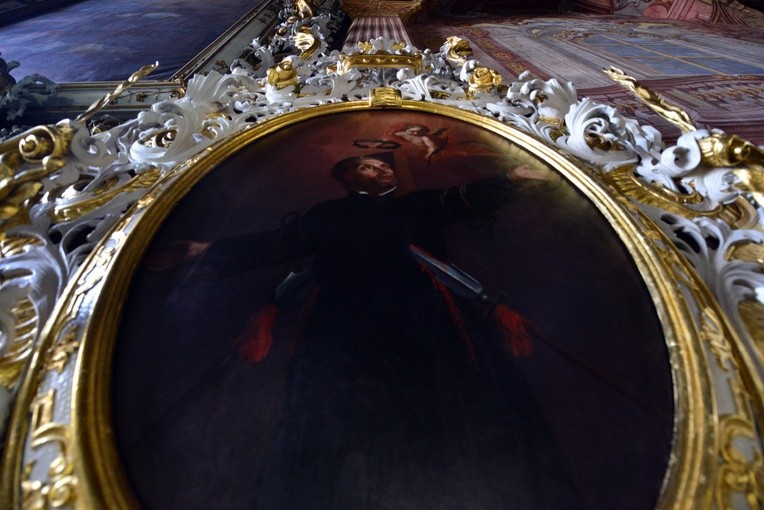 Obraz po renowacji - w katedrze