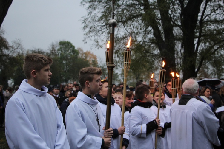 Powitanie ikony MB Częstochowskiej w Starej Rawie