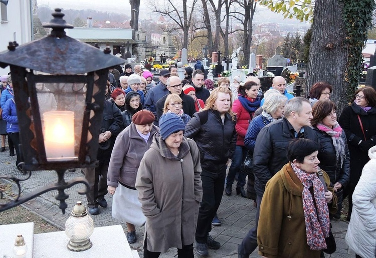 Wszystkich Świętych na cmentarzu w Żywcu