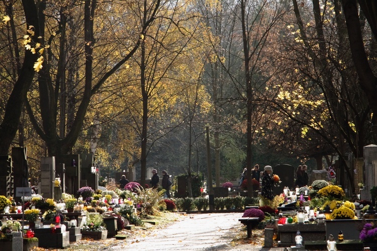 Dzień Zaduszny na cmentarzu Rakowickim