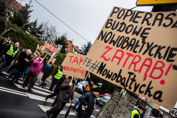 Blokada ulicy Bałtyckiej