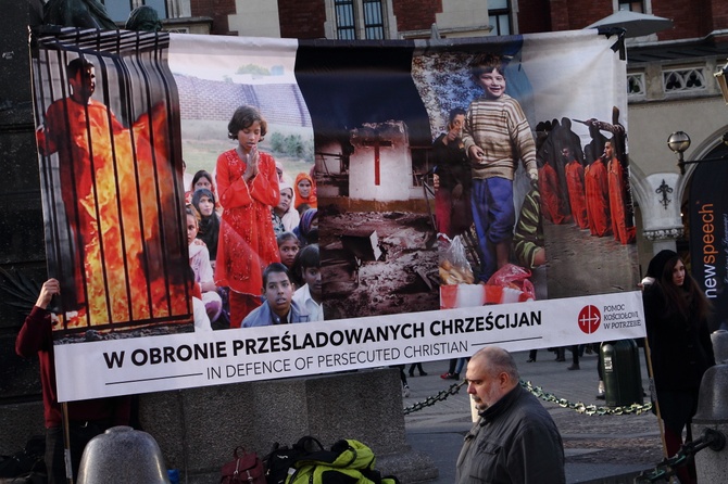 Flash mob w obronie prześladowanych chrześcijan 2016