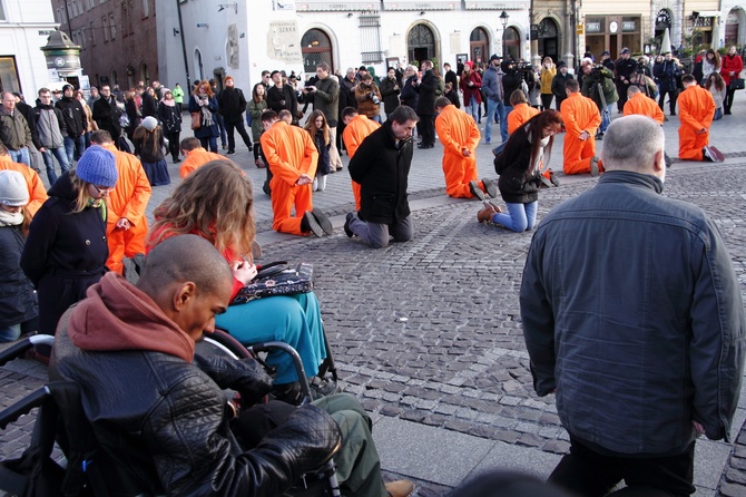 Flash mob w obronie prześladowanych chrześcijan 2016