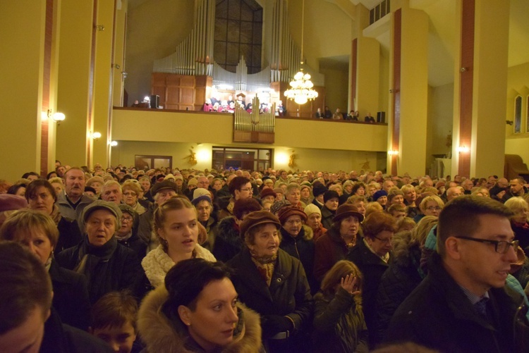 Powitanie ikony MB Częstochowskiej w parafii Najświętszego Serca Pana Jezusa w Skierniewicach