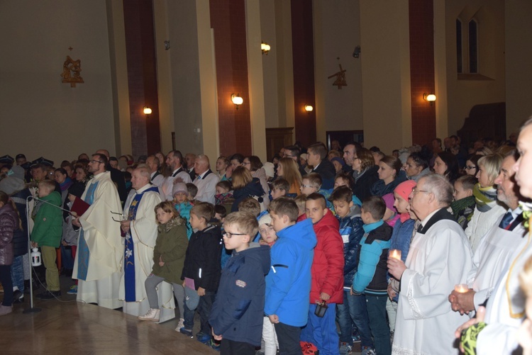 Powitanie ikony MB Częstochowskiej w parafii Najświętszego Serca Pana Jezusa w Skierniewicach