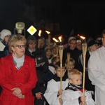 Powitanie ikony MB Częstochowskiej w parafii Niepokalanego Serca NMP w Skierniewicach