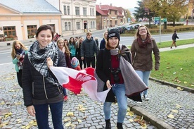 Młodzież z Łącznika w Vizovicach.