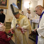 Powitanie ikony MB Częstochowskiej w parafii Grzymkowice-Byki