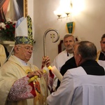 Powitanie ikony MB Częstochowskiej w parafii Grzymkowice-Byki