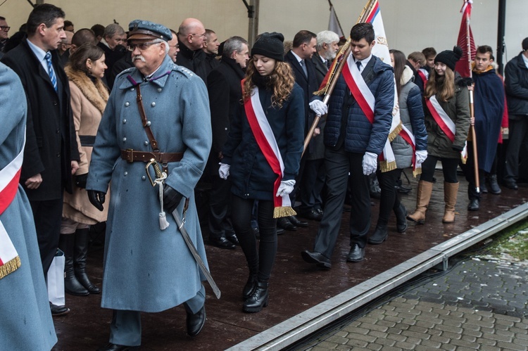 Wmurowanie kamienia węgielnego pod Muzeum Piłsudskiego